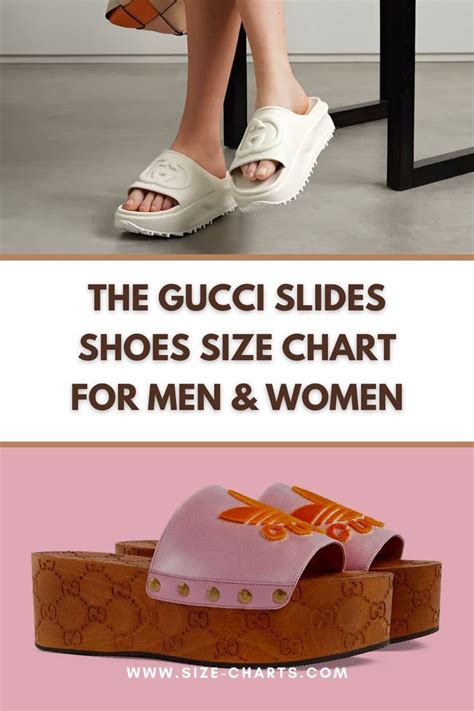 gucci slides length|Gucci slides size chart.